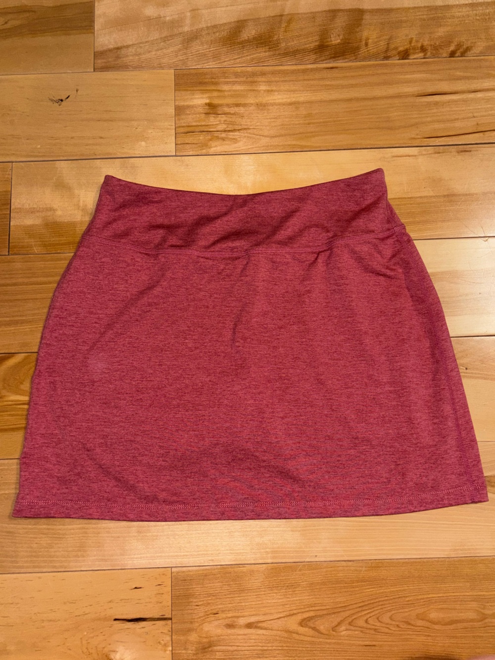 Heathered Red Active Skirt